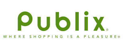 Publix logo with slogan about shopping pleasure.