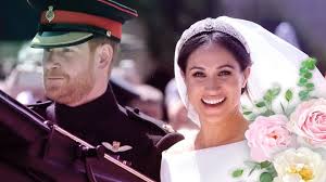 Prince and Meghan Markle at their wedding.